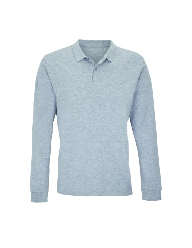 SOL-04241-Unisex Long Sleeve Polo Shirt Planet