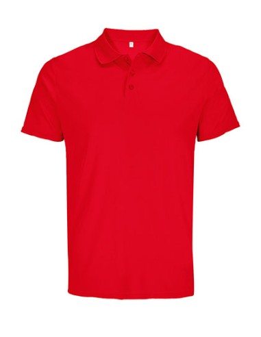 SOL-04442-Unisex Pitcher Sports Polo Shirt