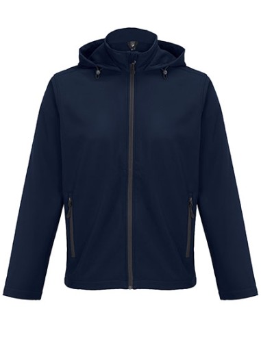 SOL-04447-Mens Race Softshell Hooded Jacket