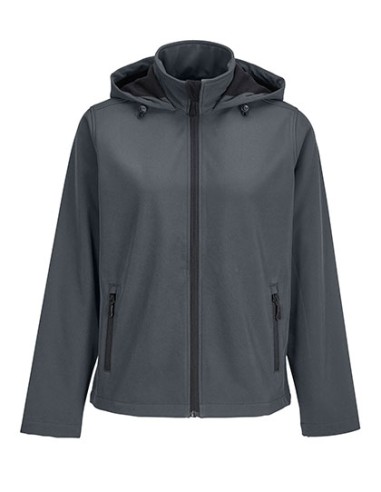 SOL-04448-Womens Race Softshell Hooded Jacket