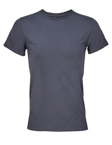 SOL-04728-Unisex Round-neck Tee-Shirt Titan