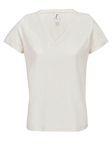 SOL-04766-Womens V-Neck T-Shirt Regent