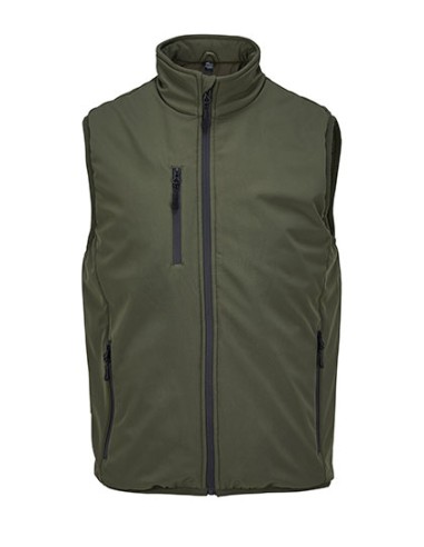 SOL-04809-Unisex Lined Softshell Bodywarmer Falcon