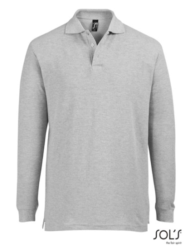 SOL-11328-Long Sleeve Polo Star