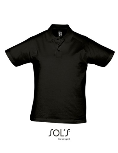 SOL-11377-Mens Jersey Polo Shirt Prescott