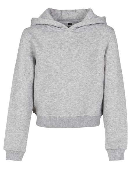 B-BY113-Girls Cropped Sweat Hoody