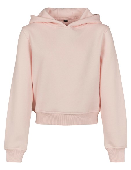 B-BY113-Girls Cropped Sweat Hoody