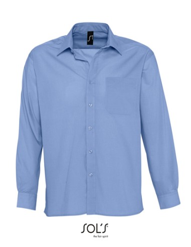 SOL-16040-Popeline-Shirt Baltimore Long Sleeve