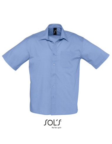 SOL-16050-Popeline-Shirt Bristol Short Sleeve