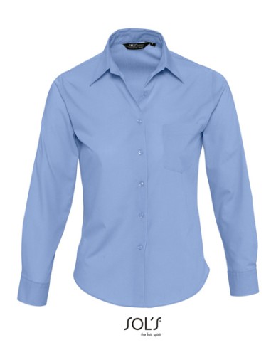 SOL-16060-Popeline-Blouse Executive Long Sleeve