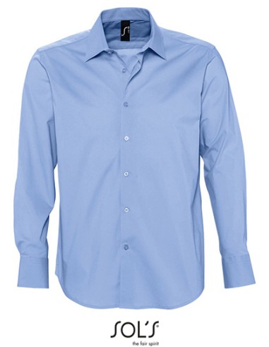 SOL-17000-Mens Stretch-Shirt Brighton Long Sleeve