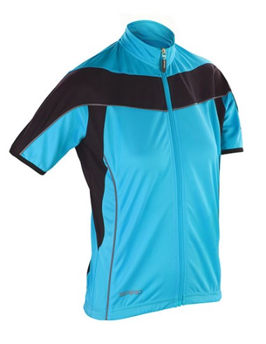SPI-S188F-Womens Bikewear Full Zip Performance Top