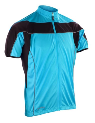 SPI-S188M-Mens Bikewear Full Zip Performance Top
