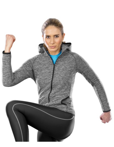 SPI-S245F-Womens Microfleece Hoodi