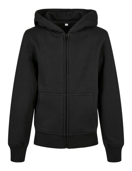 B-BY188-Kids Organic Basic Zip Hoody