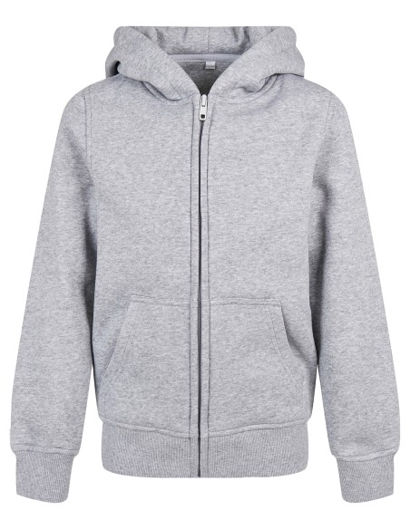 B-BY188-Kids Organic Basic Zip Hoody