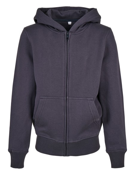 B-BY188-Kids Organic Basic Zip Hoody