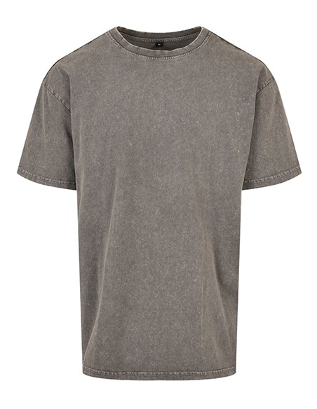 B-BY189-Acid Washed Heavy Oversize Tee