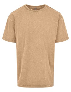 B-BY189-Acid Washed Heavy Oversize Tee