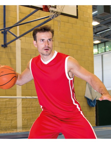 SPI-S278M-Mens Basketball Quick Dry Top
