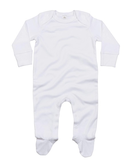 B-BZ35-Baby Sleepsuit With Scratch Mitts
