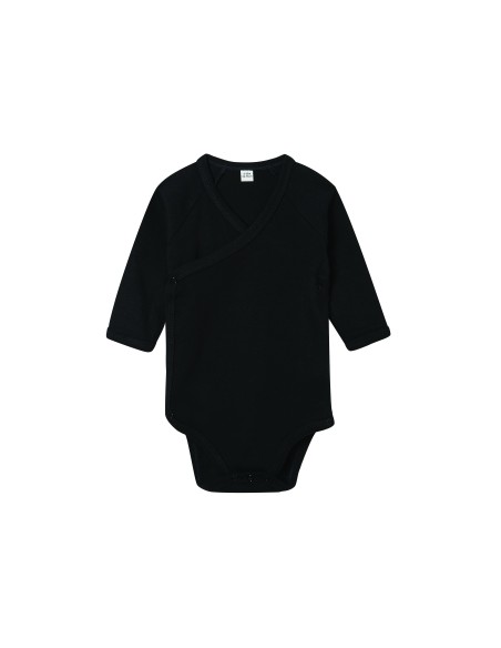 B-BZ60-Baby Long Sleeve Kimono Bodysuit