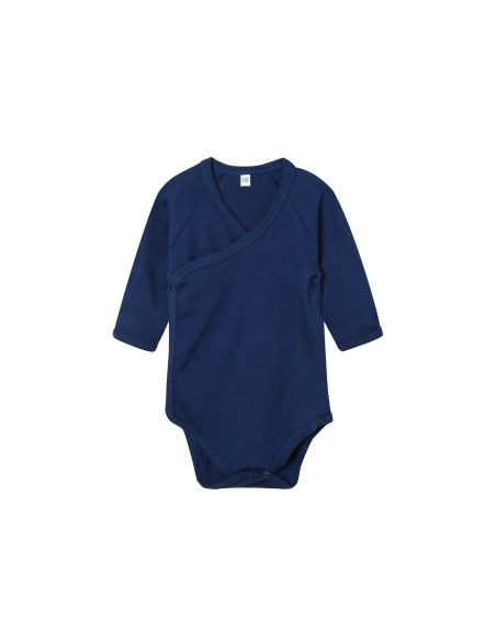 B-BZ60-Baby Long Sleeve Kimono Bodysuit