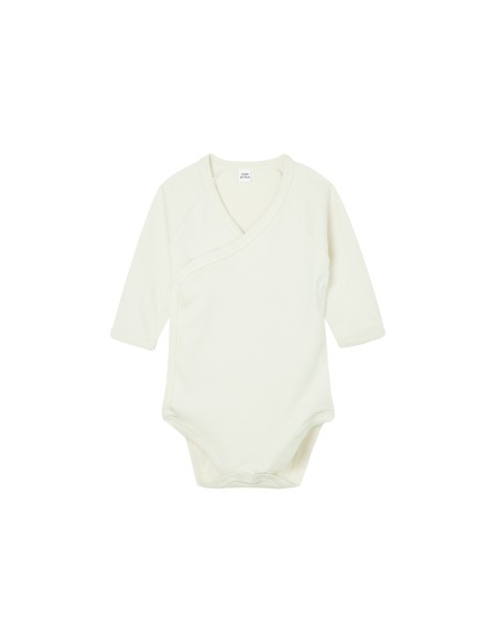B-BZ60-Baby Long Sleeve Kimono Bodysuit