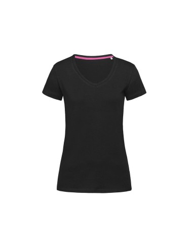 STE-ST9710-Stretch-T V-Neck Women