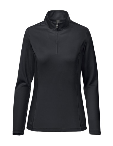 STO-FPL-5W-Pull Monterey à col zippé 1/4 pour femme