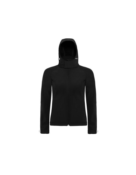 B-JW937-Womens Hooded Softshell