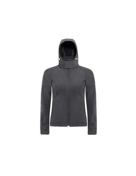 B-JW937-Womens Hooded Softshell