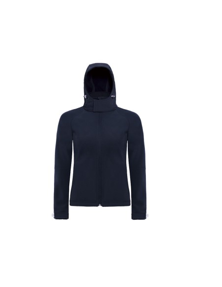 B-JW937-Womens Hooded Softshell