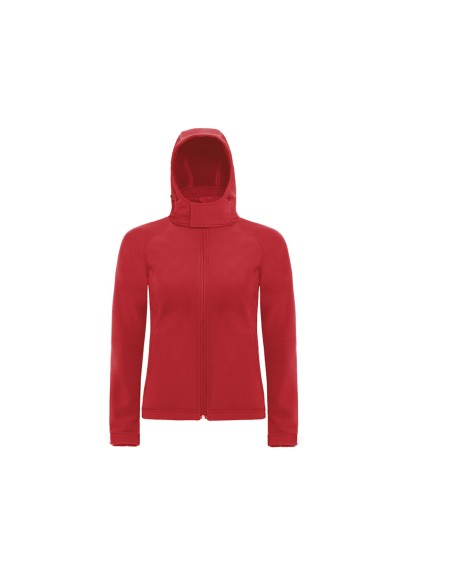 B-JW937-Womens Hooded Softshell