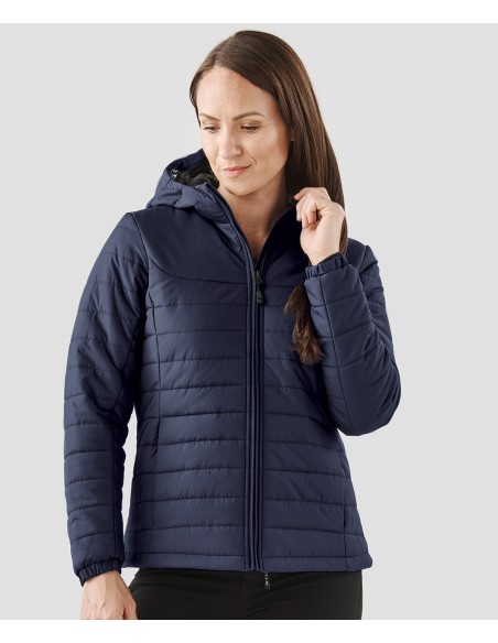 STO-QXH-1W-Veste à capuche matelassée Nautilus femme