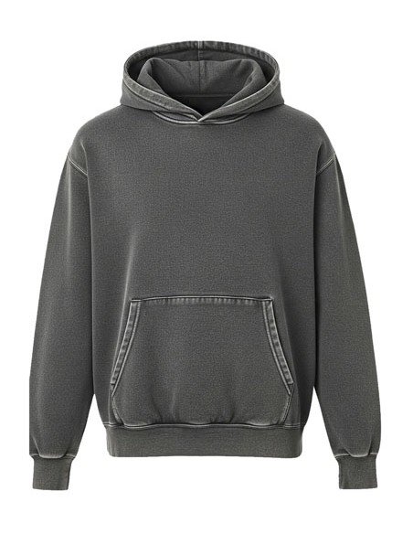 STR-SW200V-Unisex Vintage Organic Cotton Hooded Sweatshirt