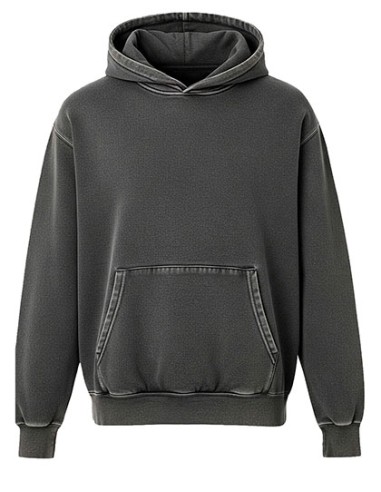 STR-SW200V-Unisex Vintage Organic Cotton Hooded Sweatshirt