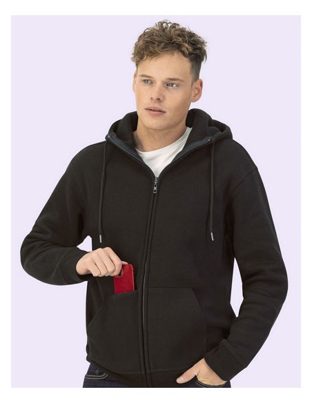 STR-SW240-Organic Cotton Unisex Sweat Jacket