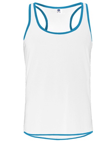 STR-SW305-Mens Contrast Sports Vest