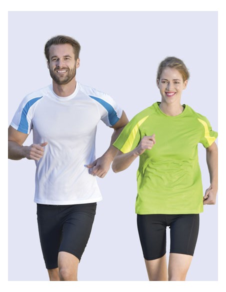 STR-SW309-Unisex Contrast Sports T-Shirt