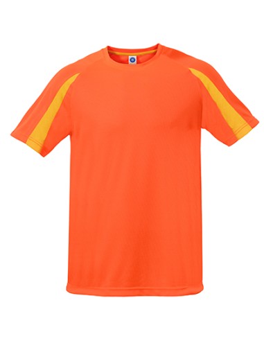 STR-SW309-Unisex Contrast Sports T-Shirt