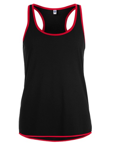 STR-SW405-Ladies Contrast Sports Vest