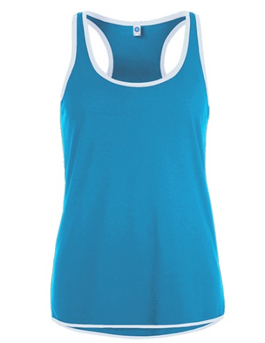 STR-SW405-Ladies Contrast Sports Vest