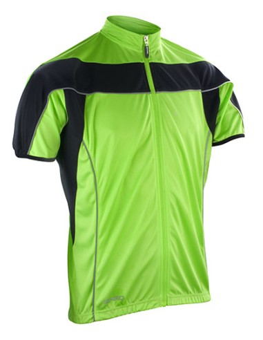 SPI-S188M-Mens Bikewear Full Zip Performance Top