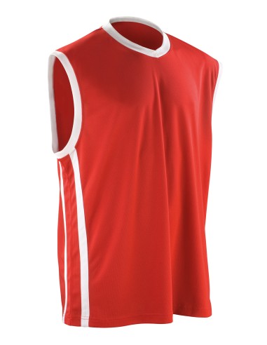 SPI-S278M-Mens Basketball Quick Dry Top