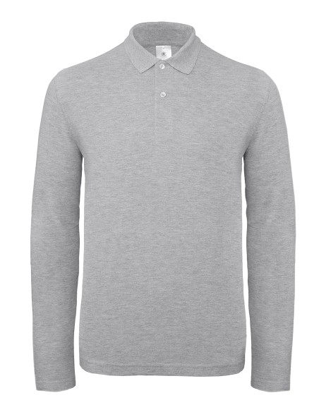 B-PUI12-Mens Long Sleeve Polo ID.001