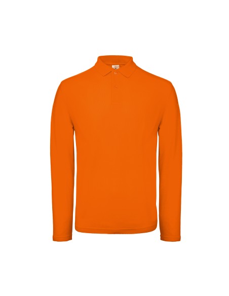 B-PUI12-Mens Long Sleeve Polo ID.001
