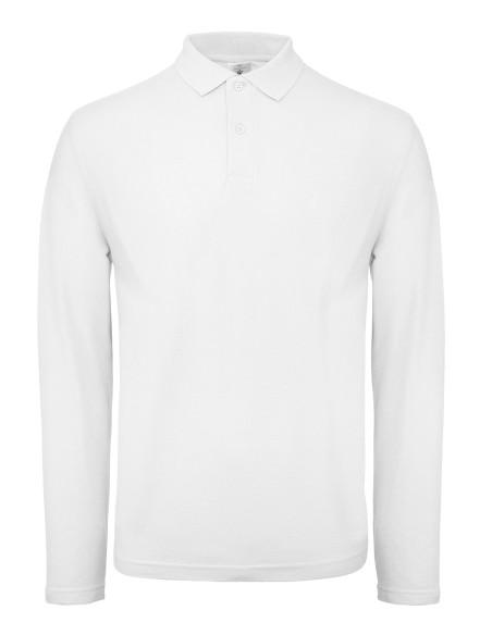 B-PUI12-Mens Long Sleeve Polo ID.001