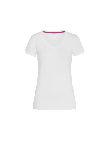 STE-ST9710-Stretch-T V-Neck Women