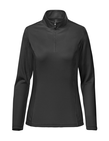 STO-FPL-5W-Pull Monterey à col zippé 1/4 pour femme